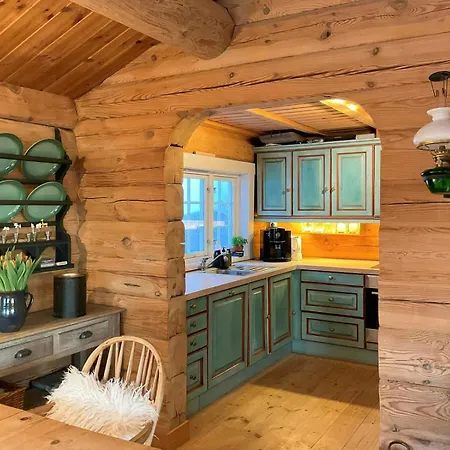 Idyllic Log At Nordseter Lillehammer