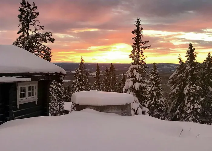 Idyllic Log At Nordseter