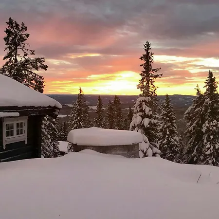 Idyllic Log At Nordseter